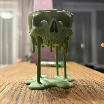 Nến Đầu Lâu Tan Chảy