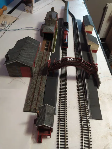 Nhà ga Hogsmeade - Ga Goathland tỉ lệ OO (1:76) - Nhà ga tàu Harry Potter - Image 13