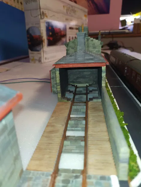 Nhà ga Hogsmeade - Ga Goathland tỉ lệ OO (1:76) - Nhà ga tàu Harry Potter - Image 15