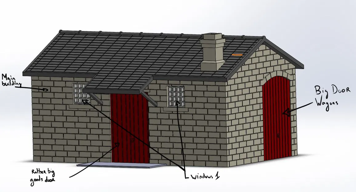 Nhà ga Hogsmeade - Ga Goathland tỉ lệ OO (1:76) - Nhà ga tàu Harry Potter - Image 19
