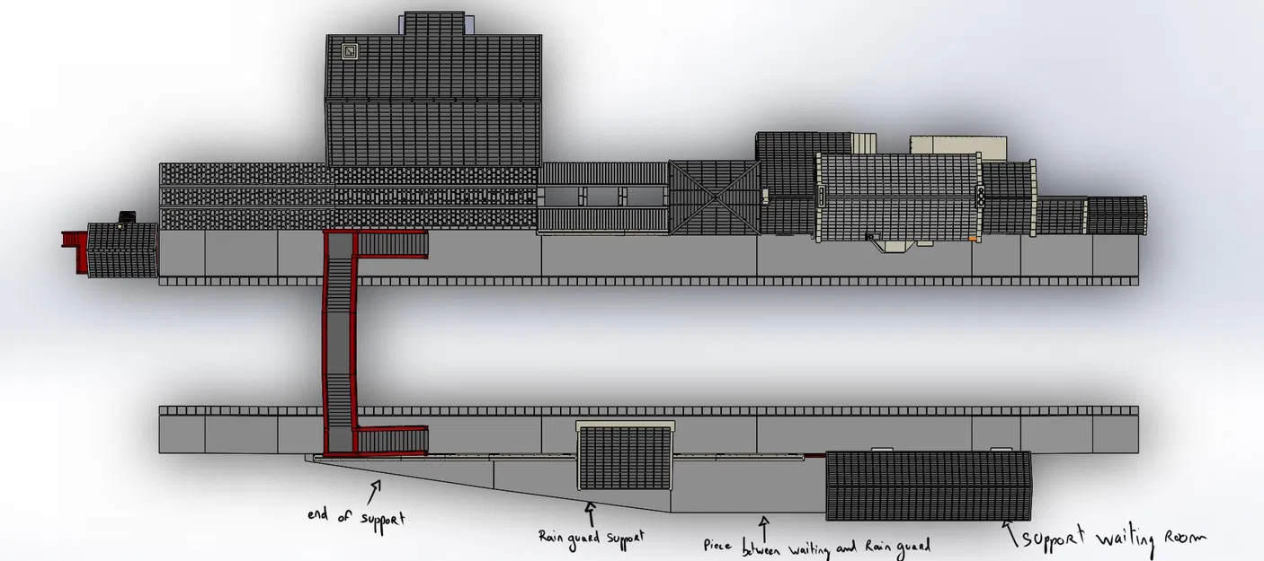Nhà ga Hogsmeade - Ga Goathland tỉ lệ OO (1:76) - Nhà ga tàu Harry Potter - Image 25