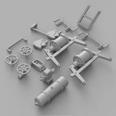 Phụ tùng gầm xe lửa khổ H0