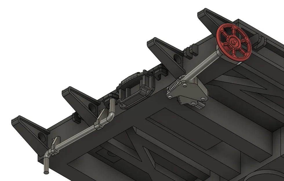 Phụ tùng gầm xe lửa khổ H0 - Image 2