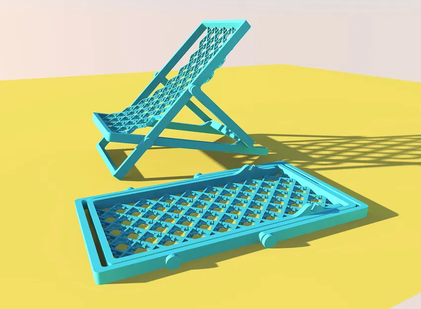 Giá đỡ điện thoại hình ghế xếp bãi biển - Image 1