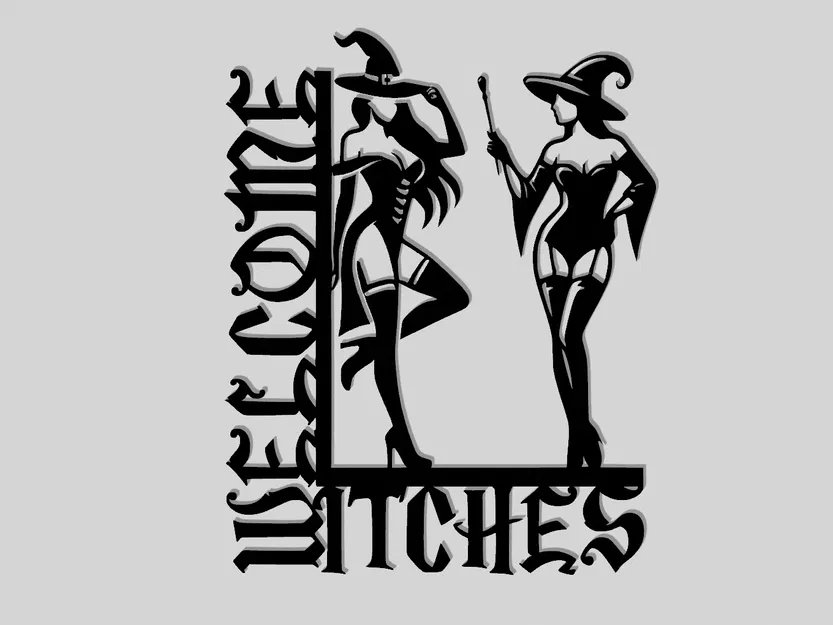 Biển Chào Đón Phù Thủy (Biển Halloween Vui Nhộn) - Image 1