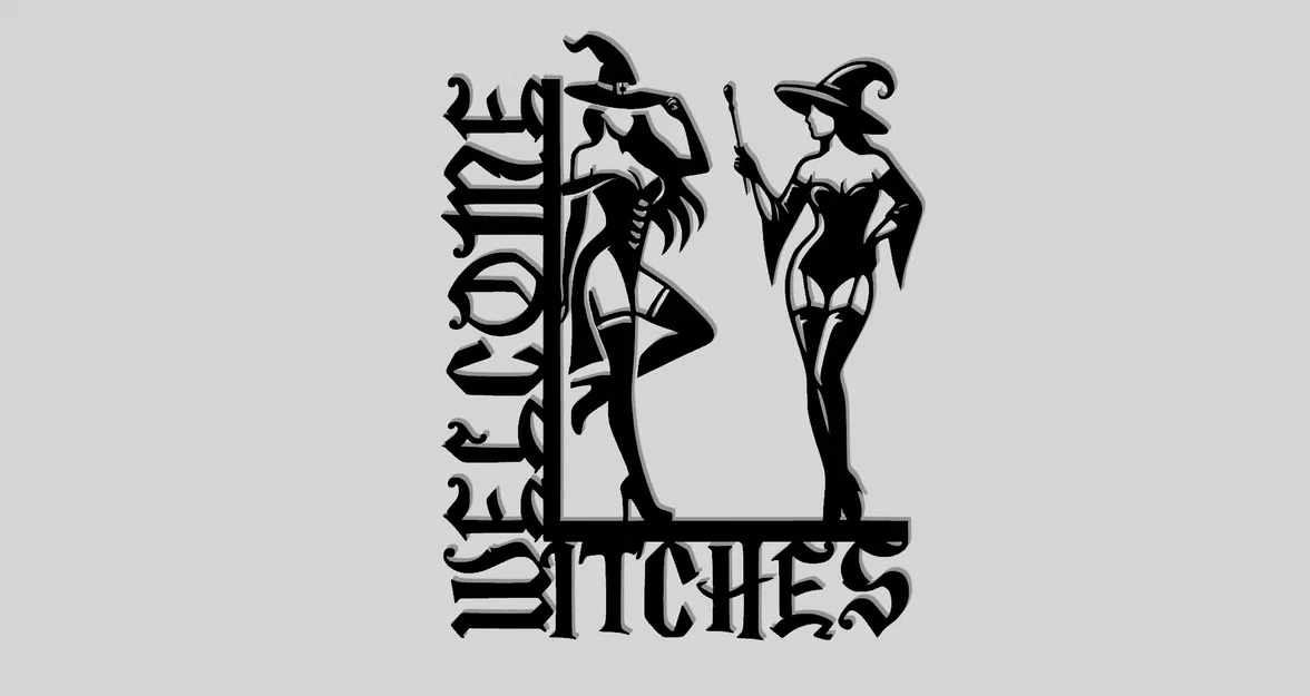 Biển Chào Đón Phù Thủy (Biển Halloween Vui Nhộn) - Image 2