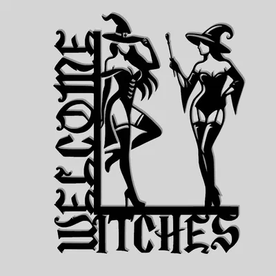 Biển Chào Đón Phù Thủy (Biển Halloween Vui Nhộn)