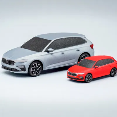 Mô Hình 3D Škoda Scala