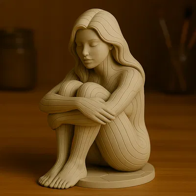 Hình khối Phụ nữ "Bình yên"