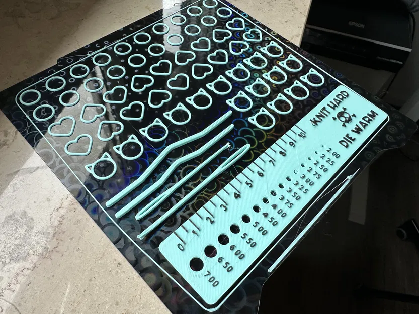 Bộ dụng cụ đan len trên một khay - cho Prusa Mini - Image 1