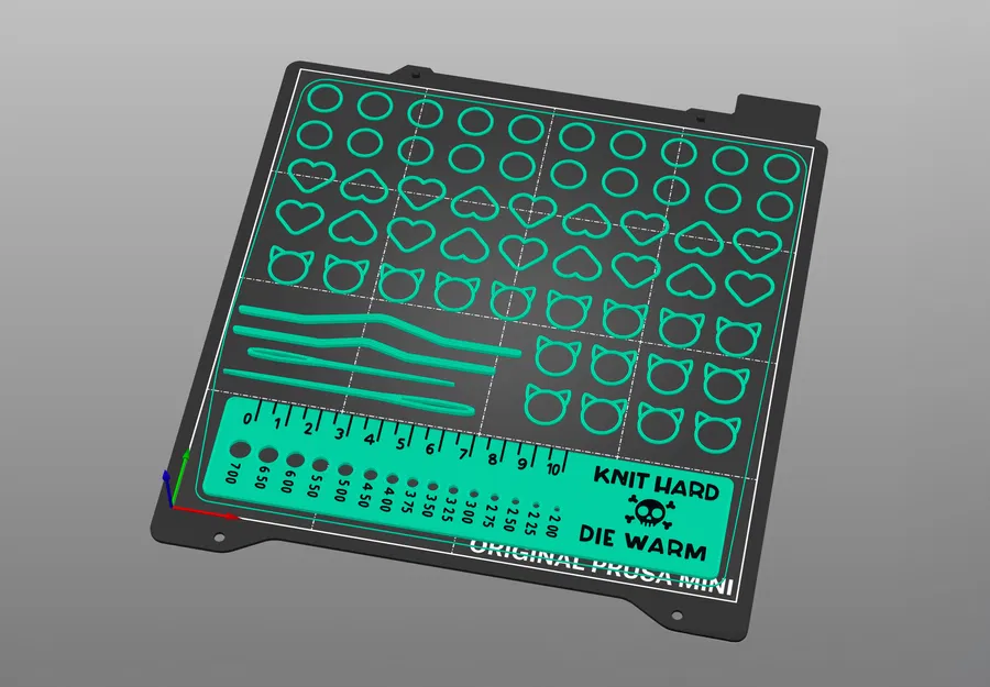 Bộ dụng cụ đan len trên một khay - cho Prusa Mini - Image 3