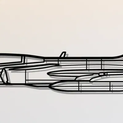 Tranh Treo Tường Máy Bay Saab JAS 39 Gripen