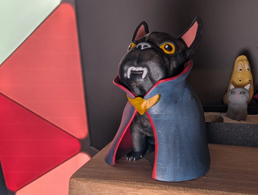 Frenchie Ma Cà Rồng - Mô hình 3D siêu dễ thương - Image 10