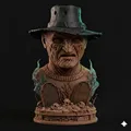 Tượng Bán Thân Chế Độ Kép "Ác Mộng" (Lấy Cảm Hứng Từ Freddy Krueger) & Giá Đỡ Tai Nghe - Thumbnail 4