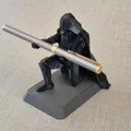 Chân Nến Darth Vader Phong Cách Low Poly - Thumbnail 1