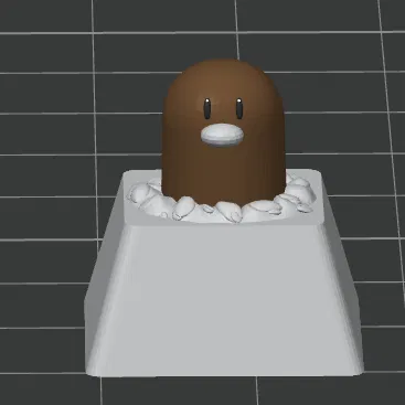 Móc Khóa Bàn Phím Diglett Pokemon Kiểu MX