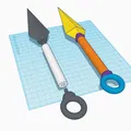 Mô hình dao Kunai Naruto - Thumbnail 5