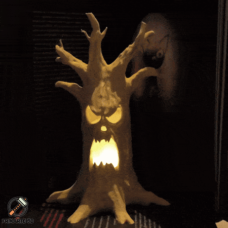 Thân Cây Ma Ám – Trang Trí Halloween In 3D - Image 1