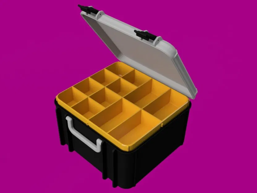 Hộp Đựng Đồ Nghề BIG kèm 12 Khay Tùy Chỉnh - Image 1