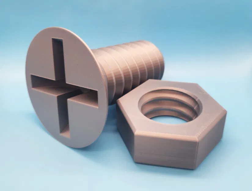 Hộp Đựng Đồ Hình Ốc Vít Khổng Lồ - Đầu Philips Âm - Không Cần Hỗ Trợ - Image 2