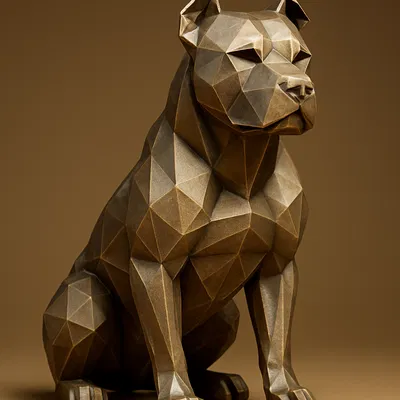 Mô hình Chó CF - Pitbull