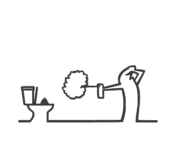 Tượng "La Linea Smelly poop" - Image 1