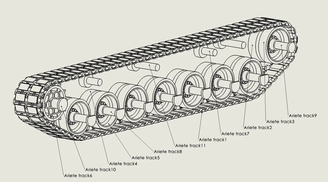 Mô hình xe tăng C1 ARIETE - Image 4