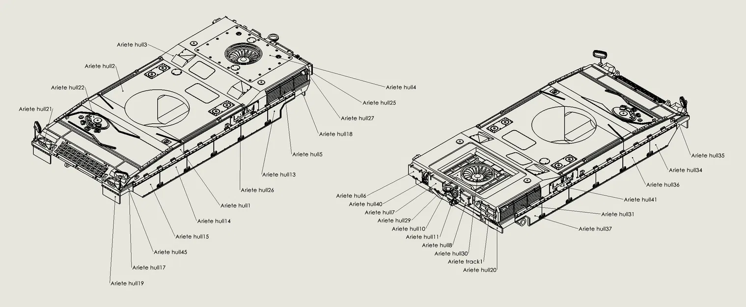 Mô hình xe tăng C1 ARIETE - Image 5