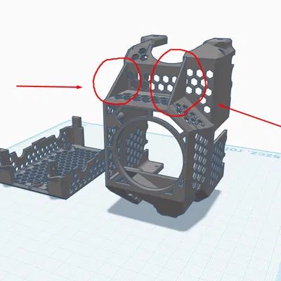 Đầu in gia cố, nhẹ cho Elegoo Centauri Carbon