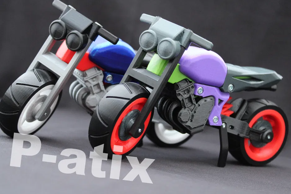 Xe Mô Tô Stunt "Nude" Tỉ Lệ 1:10 - Image 1