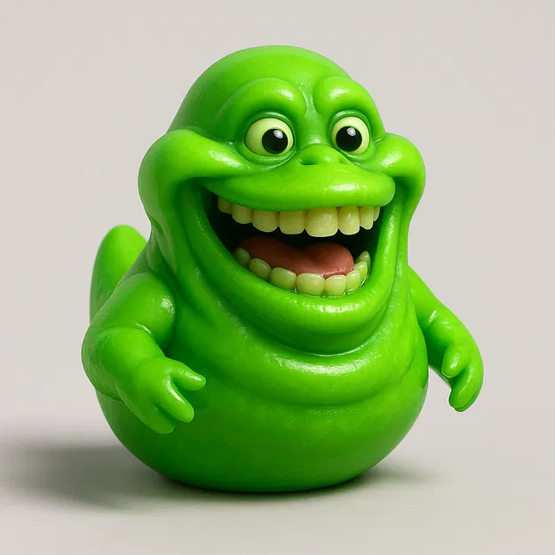 Mô Hình 3D Vịt Slimer Ghostbusters - Image 2