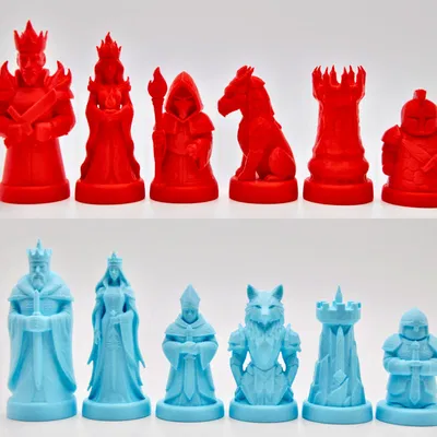 Bộ Cờ Vua Lửa vs Băng