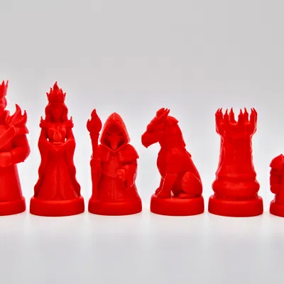 Bộ Cờ Vua Lửa vs Băng