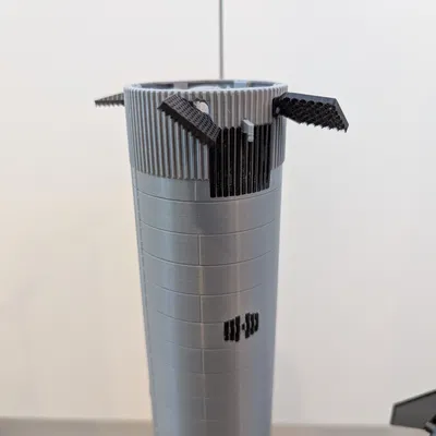 Mô hình Tên lửa đẩy Super Heavy (Block 2) của SpaceX (Tỷ lệ 1:144)