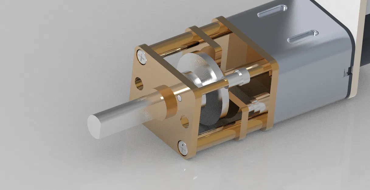 Động cơ Giảm tốc GA12-N20 + Encoder FILE STEP + STL - Image 2