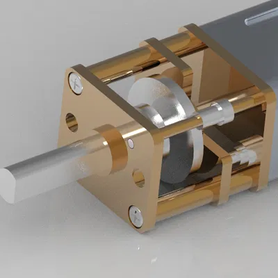 Động cơ Giảm tốc GA12-N20 + Encoder FILE STEP + STL