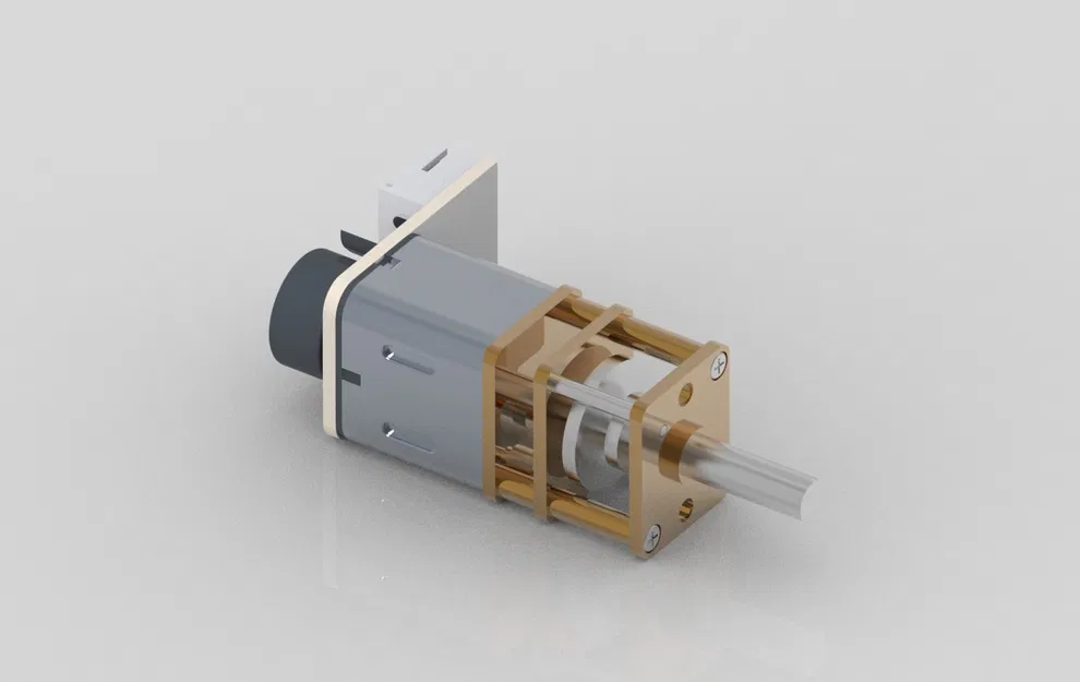 Động cơ Giảm tốc GA12-N20 + Encoder FILE STEP + STL - Image 4