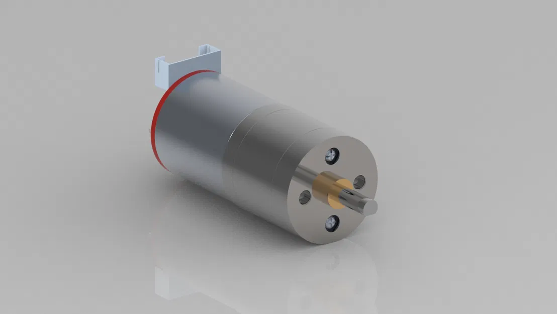 Động cơ Giảm tốc ga25-370 Có Encoder File STEP + STL - Image 2