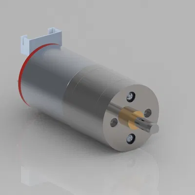 Động cơ Giảm tốc ga25-370 Có Encoder File STEP + STL