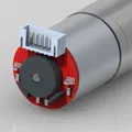 Động cơ Giảm tốc ga25-370 Có Encoder File STEP + STL - Thumbnail 3