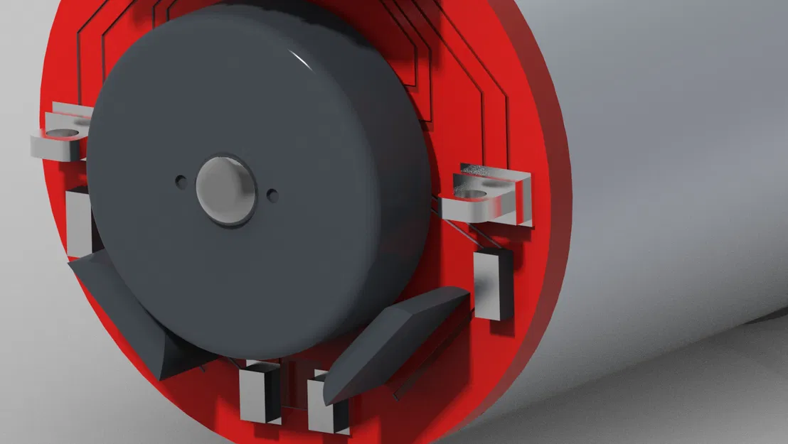 Động cơ Giảm tốc ga25-370 Có Encoder File STEP + STL - Image 4
