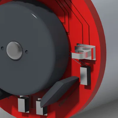 Động cơ Giảm tốc ga25-370 Có Encoder File STEP + STL