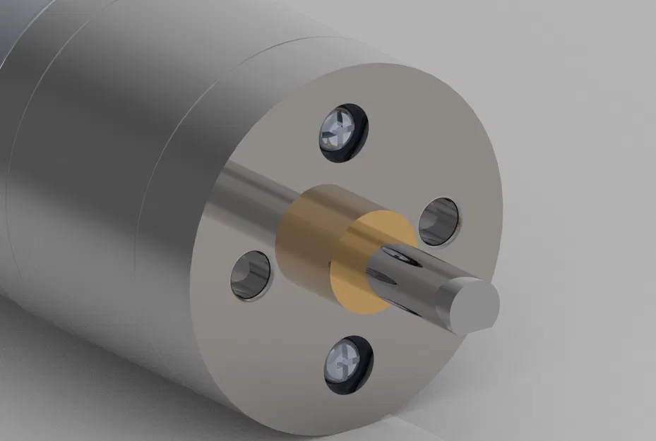 Động cơ Giảm tốc ga25-370 Có Encoder File STEP + STL - Image 5