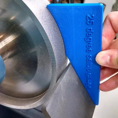 Dưỡng Chỉnh Góc Máy Mài Cho Đá Mài CBN 8"