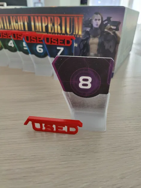 Biển Báo Đã Dùng Thẻ Bài Chiến Thuật Twilight Imperium 4 - Image 1