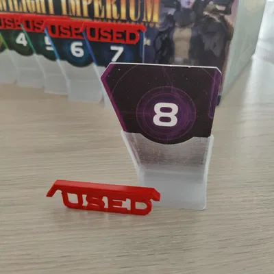 Biển Báo Đã Dùng Thẻ Bài Chiến Thuật Twilight Imperium 4