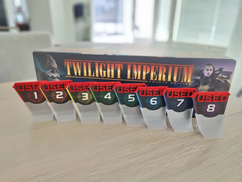 Biển Báo Đã Dùng Thẻ Bài Chiến Thuật Twilight Imperium 4 - Image 2