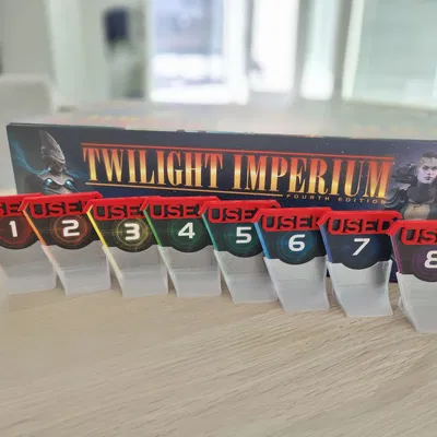 Biển Báo Đã Dùng Thẻ Bài Chiến Thuật Twilight Imperium 4