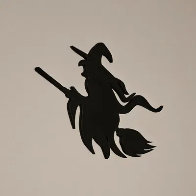 Tranh treo tường Phù thủy Cưỡi Chổi