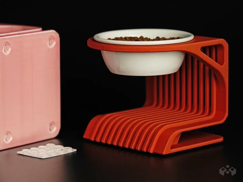 Chân Nâng Chén Ăn Cho Thú Cưng Onami - Image 3